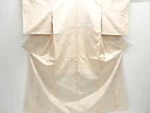 麻の葉模様織り出し手織り紬着物